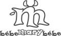 Logotipo original de Bebe Mary Bebe con la M divertida inspirada en la vaquita Mary que representa la filosofía de la marca y el texto original de marca