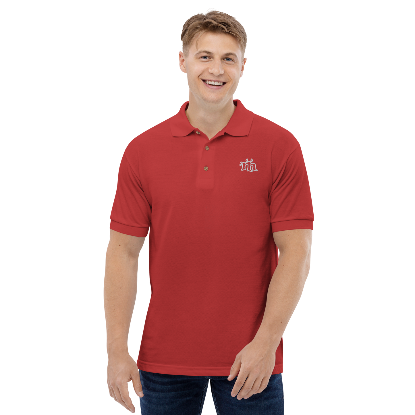 Polo bordado M-Logo Dark